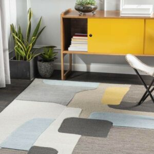 geometric area rug in home | Endwell Rug & Floor | Endicott and Oneonta, NY