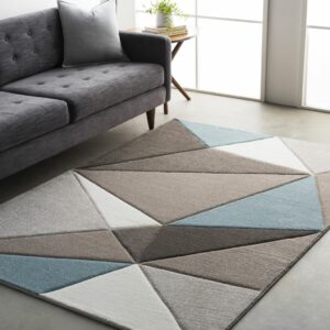 geometric area rug in home | Endwell Rug & Floor | Endicott and Oneonta, NY